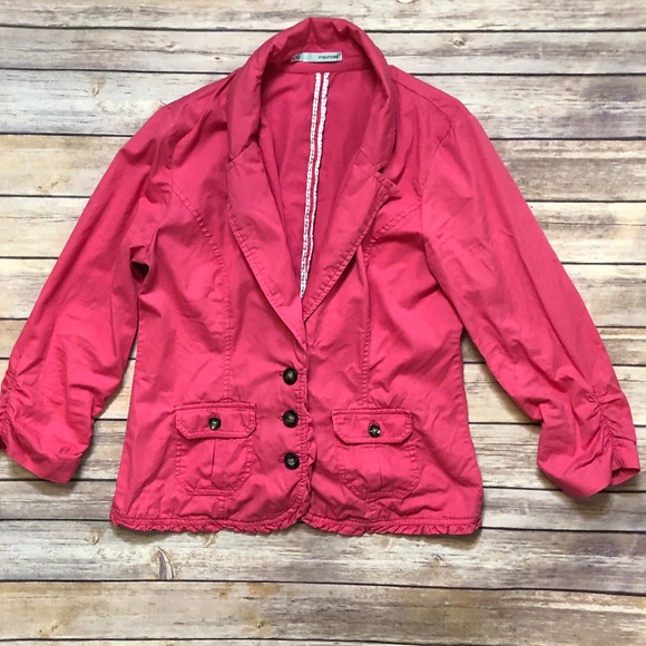 Maurices Jackets & Blazers - Maurice’s Pink Jacket with brown buttons